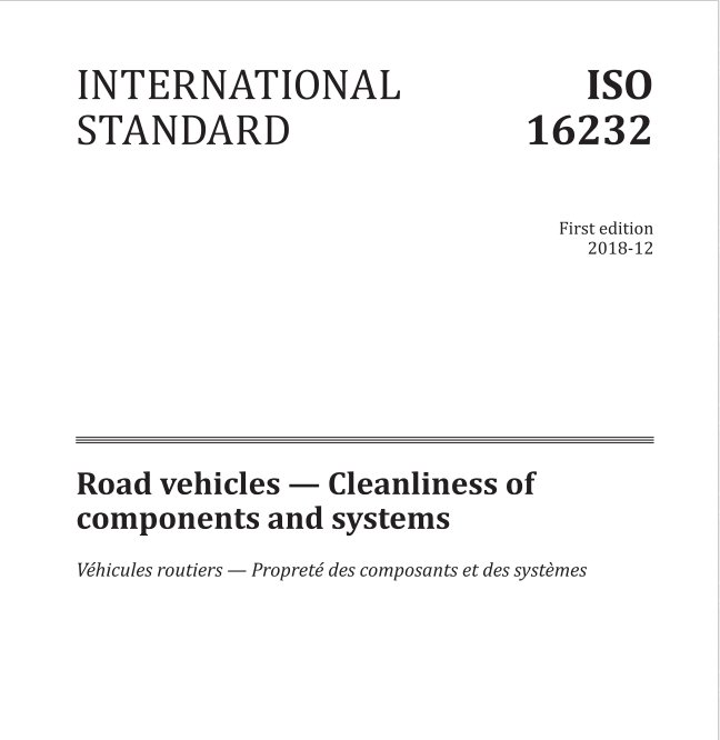 ISO 16232汽车清洁度检测标准