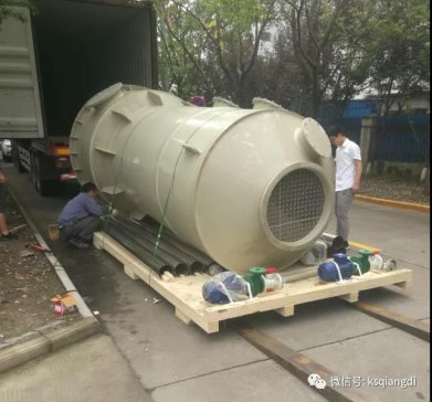 风雨无阻 昆山强迪公司发运农药WP及WDG整条生产线设备