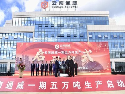 总产能已达18万吨！云南通威一期5万吨高纯晶硅项目启动生产运行!