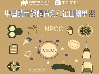 2022年中国纳米碳酸钙实力企业榜单