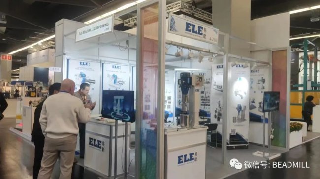 易勒全新一代篮式砂磨机亮相ECS2023欧洲涂料展览会