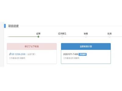 《20261571-T-606 工作基准试剂 碳酸钙》正在起草，推进建设测量语言的“金标准”