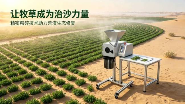 格瑞德曼：切割式粉碎仪CM101赋能治沙  改造荒漠沃土